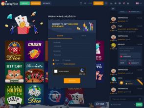 LuckyFish - игра в казино с краном, бонусами, чатом, онлайн-поддержкой
